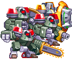Sentry Units (Gun/Chainsaw/Gatling Gun/Shield) - Gunvolt Chronicles: Luminous Avenger IX