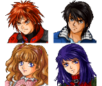 Starting Character Icons - Super Robot Wars 64