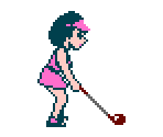 Female Golfer - Famicom Golf: U.S. Course (JPN)