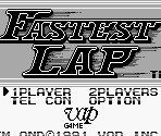 Title Screen - Fastest Lap (JPN)