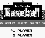 Title Screen & Menus - Baseball