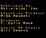 Credits - Tony Hawk's Pro Skater 2