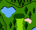 Objects and Tiles - Famicom Golf: Japan Course (JPN)