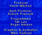 Credits - NFL Blitz 2001