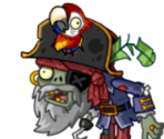 Pirate Captain Zombie - Plants vs. Zombies 2