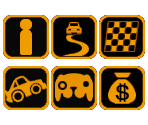 Menus - Road Trip: The Arcade Edition / Gadget Racers