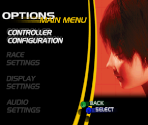 Main & Controller Options Menus - Ridge Racer 64