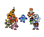 Mega Man 1 Robot Masters (Design Document Recreation) - Mega Man Customs