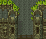 Tower of the Valiant / Danelf Coliseum (Exterior) - Treasure of the Rudras / Rudra no Hihou (JPN)