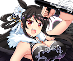 Saki Kurokoma (Strong-Legged Gift Horse) - Touhou LostWord