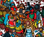 Background 01 (Background) - Where's Waldo: The Fantastic Journey