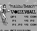 Title Screen - Malibu Beach Volleyball / Seaside Volley
