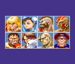 Character Select (X - Grand Master Challenge/Super Turbo) - Street Fighter 2 / Super Street Fighter 2