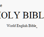 Title Screen & Legal Screen - The Holy Bible: World English Bible (Prototype)