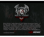 Copyright Screen - Mortal Kombat: Deadly Alliance