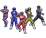 Character Select - Mighty Morphin' Power Rangers: The Movie