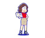 Osoko (Hot Teacher) - Osomatsu-san Hesokuri Wars: Battle of the NEETs
