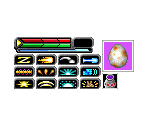 Player HUD - Dragon Ball Z: The Legacy of Goku II