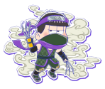 Ichimatsu (Ninja) - Motto! New Puzz Osomatsu-san: Shinpin Sotsugyou Keikaku