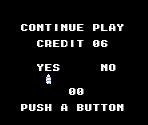 Continue Screen - Twin Cobra