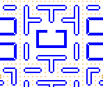 Maze (128x128) - Pac-Man (J2ME/BREW, Americas)