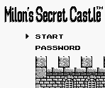 Title Screen - Milon's Secret Castle / Milon no Meikyuu Kumikyoku