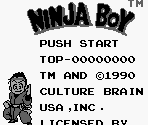 Culture Brain Logo & Title Screen - Ninja Boy / Super Chinese Land