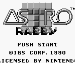 Title Screen - Astro Rabby (JPN)