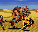 Level 4A: The Scorching Sand - Golden Axe III