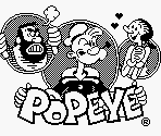Startup Screen & Title Screen - Popeye (JPN)