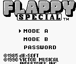 Title Screen - Flappy Special (JPN)