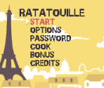 Main Menu - Ratatouille