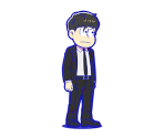 Jyushimatsu (Matsu Noir: Hell) - Osomatsu-san Hesokuri Wars: Battle of the NEETs