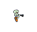 Squidward Tentacles - SpongeBob's Bubblegram Game