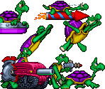 Turtle Enemies (JJ2 - Expanded) - Jazz Jackrabbit Customs