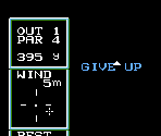 User Interface - Famicom Golf: U.S. Course (JPN)