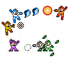 Mega Man 2 Weapons (GBC-Style) - Mega Man Customs