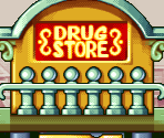 Town Stage 1 (Day & Night) - Lucky Luke