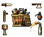Melee & Throwable Weapons - Metal Slug Customs