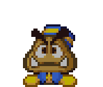 Bellhop Goomba (Paper Mario-Style) - Mario Customs