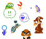 Super Mario Maker 2 Enemies (SMB1 NES-Style) (Extended) - Mario Customs