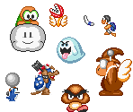 Super Mario Maker 2 Enemies (SMB1 SNES-Style) - Mario Customs
