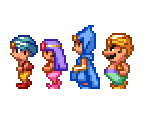 Playable Characters (SMAS-Style) - Doki Doki Panic Customs