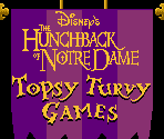 Company Screens & Title Screen - The Hunchback of Notre Dame: Topsy Turvy Games