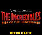 Company Screens & Title Screen Elements - The Incredibles: Rise of the Underminer