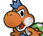 Yoshi Kid (Orange) - Paper Mario: The Thousand-Year Door