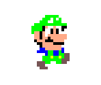 Luigi (Bubble Bobble-Style) - Mario Customs