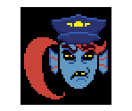 Undyne (Dialogue Sprites, Expanded) - Deltarune Customs