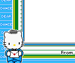 Super Game Boy Border - Dear Daniel no Sweet Adventure: Kitty-Chan o Sagashite (JPN)
