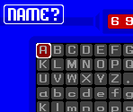 Name Editor - Sonic Advance